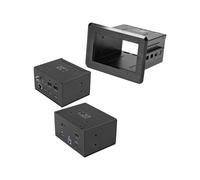 StarTech.com Single-Module Conference Table Connectivity Box-Customizable - Support de fixation - noir
