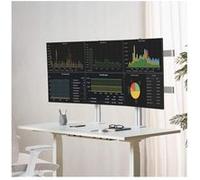 StarTech Support de bureau pour 6 écrans – avec traverse – jusqu'à 32" – 17.6lb – blanc