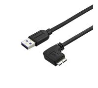 Startech.com slim 0.5m micro usb 3.0 câble à angle droit vers usb a - usb 3.