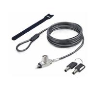 StarTech.com Slim Lock Noble Wedge Slot Compatible, 6.6ft Locking Cable - Câble de sécurité - antivol - 2 m - Conformité TAA