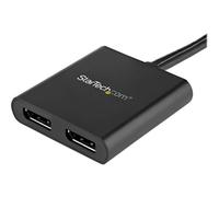 StarTech.com Splitter multi-écrans DisplayPort vers 2x DisplayPort - Hub MST à 2 ports - Répartiteur DP 1.2 vers 2x DP - Répartiteur video - 2 x DisplayPort - de bureau - pour P/N: SV231DPU34K