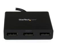 StarTech.com Splitter multi-écrans DisplayPort vers 3x DisplayPort - Hub MST à 3 ports - Répartiteur DP 1.2 vers 3x DP - Répartiteur video - de bureau - AC 100/230 V - pour P/N: SV231DPU34K, SVA5N3NEU
