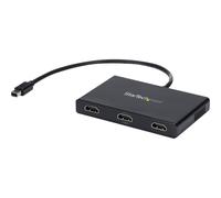 StarTech.com Splitter multi-écrans Mini DisplayPort vers 3x HDMI - Hub MST à 3 ports - Répartiteur Mini DP 1.2 vers 3x HDMI - Répartiteur vidéo/audio - 3 x HDMI - de bureau - AC 100/240 V