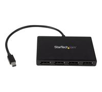 StarTech.com Splitter multi-écrans Mini DisplayPort vers 4x DisplayPort - Hub MST à 4 ports - Répartiteur Mini DP 1.2 vers 4x DP - Répartiteur video - 4 x DisplayPort - de bureau