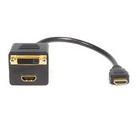 StarTech.com Splitter video HDMI vers HDMI et DVI de 30 cm (HDMISPL1DH)