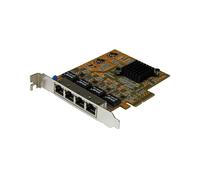 StarTech Carte réseau PCI Express ST1000SPEX43 — 4 ports Gigabit Ethernet, chipset Realtek RTL8111G