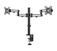 StarTech.com Staffa per due monitor con montaggio su scrivania - Articolabile - Alluminio (DESK MOUNT DUAL MONITOR ARM - ERGONOMIC VESA MOUNT STAND)
