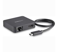 STARTECH.COM StarTech.com Adaptateur Multiport USB C - Mini Station d'Accueil USB-C Vidéo HDMI 4K - Gigabit Ethernet, Hub USB 3.0 (1x USB-A