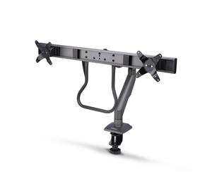 STARTECH.COM StarTech.com Bras pour Double Moniteur avec Barre Transversale, Écrans Jusqu'à 27", VESA 75x75/100x100, Max 15kg, Pince en C,