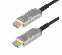 StarTech.com 100ft (30.4m) HDMI 2.1 Hybrid Active Optical Cable (AOC), CMP, Plenum Rated, 8K Ultra High Speed HDMI Fiber Optic Cable, 48Gbps, 8K 60Hz/4K 120Hz, HDR10+/FRL/TMDS/eARC - CMP In Wall HDMI 2.1/2.0 Cord (8K-A-100F-HDMI-CABLE) - câble HDMI - 30.4