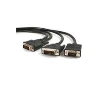 STARTECH.COM StarTech.com Câble répartiteur en Y / Splitter vidéo DVI (M) vers DVI (M) et VGA (M) de 1,8m