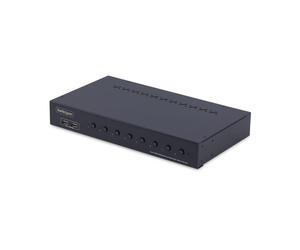 STARTECH.COM StarTech.com Commutateur KVM HDMI 8 Ports avec Kit de Montage en Rack 1U, HDMI 2.0 4K 60Hz, Commutation par Bouton-Poussoir,