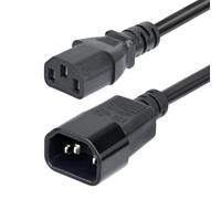 STARTECH.COM StarTech.com Cordon de Rallonge Électrique de 4,5m, Cordon d'Alimentation PDU C14 à C13, 15A 250V, 14AWG, Câble d'Alimentation