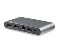 STARTECH.COM StarTech.com Dock USB-C à double affichage Displayport 4K - Mini Station d'Accueil - Power Delivery Passthrough 100 W - GbE -