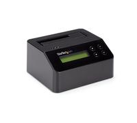STARTECH.COM StarTech.com Effaceur de Disque Dur à Baie Unique, Nettoyeur d'HDD/SSD Autonome, 4Kn, USB 3.0 à SATA III (6 Gbps), 9 Modes