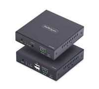 StarTech.com HDMI KVM Extender Over IP Network, 4K 60Hz, Driverless - Kit émetteur et récepteur - Rallonge vidéo/audio/USB - HDMI