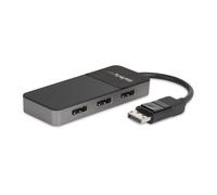 StarTech.com Hub MST Adaptateur Multi-écrans - Répartiteur de Transport Vidéo Multi-stream/vers 3 Moniteurs/3 Ports d'affichage Windows DP vers DP 1.4 4k pour PC (MST14DP123DP) - répartiteur vidéo/audio - 3 ports