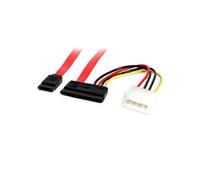 STARTECH.COM StarTech.com SATA18POW câble SATA 0,457 m SATA 7-pin + Molex (4-pin) Rouge