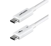 STARTECH.COM StarTech.com TBLT5MM50CM240WWH Câble Thunderbolt 0,5 m 120 Gbit/s Blanc