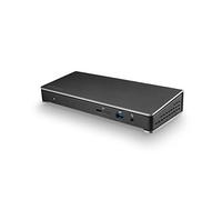 StarTech.com Station d'accueil Thunderbolt 3 double affichage 4K 60 Hz pour PC portable avec lecteur de carte SD (TB3DOCK2DPPU)