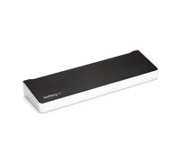 StarTech.com Station d'Accueil USB-C 4K, Station d'Accueil pour Moniteur Triple UHD 4K, Mac & Windows, USB C vers HDMI & DisplayPort, 100W Power Delivery, Hub 5x USB 5Gbps