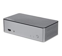 StarTech.com Station d'accueil USB-C double affichage DisplayPort - Baie de lecteur de disque dur/SSD SATA de 2,5 pouces - MST et PD 60 W - 4K (MST30C2HDPPD), Dual DP + 2.5 Inch HDD Bay