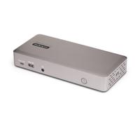 StarTech Station d'accueil USB4 pour 3 écrans – HDMI/DP 4K 60Hz, Charge de PC 100W, 2,5GbE
