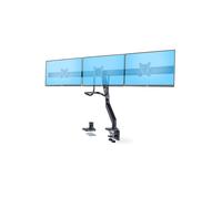 StarTech.com Support Bureau 3 Écrans jusqu'à 27" VESA 75/100 Bras Articulé Réglable, Pince/Passe-Fil, Pivot +/-10°, Inclinaison +5/-15°, Rotation 360°