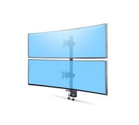 StarTech.com Support Bureau Double Moniteur Vertical 2x49" 32kg Pince C VESA 75/100mm Inclinaison +/-90° Rotation 180° Gestion Cables