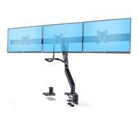 StarTech.com Crossbar Triple Monitor Desk Mount, VESA 75x75/100x100 kit de montage - bras réglable - pour 3 écrans LCD - support triple moniteur - noir