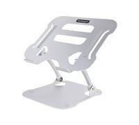 StarTech.com Support de Bureau pour Ordinateur Portable - Support Ergonomique Pliable pour PC Portable - Socle/Pupitre/Réhausseur Incliné pour PC portable, Supporte Jusqu'à 10kg - Socle Ventilé PC Portable