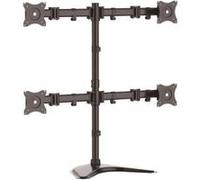StarTech.com Support de bureau pour quatre ecrans a fixation VESA jusqu'a 27" et 8 kg - Support moniteur multi-ecrans - Acier - pied G