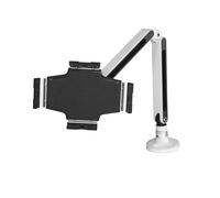 StarTech.com Support de bureau pour tablette ARMTBLTIW – Bras articulé réglable – Blanc – TAA