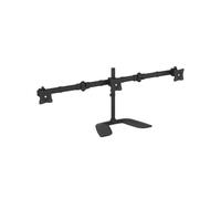 StarTech.com Support de bureau triple écran 13"-27" Acier/Aluminium, VESA 75x75/100x100mm, Inclinaison +/-30°, Rotation 360°, Pince, Charge max 24kg