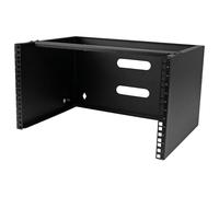 StarTech.com Support de fixation mural 6U 35 cm de profondeur pour panneau de brassage - Noir (WALLMOUNT6) - Armoire - montable sur mur - noir - 6U - 19