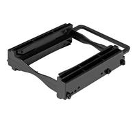 StarTech.com Support de montage sans outil pour 2 disques durs de 2,5" dans baie de 3,5" - Adaptateur de montage 2x HDD / SSD - Adaptateur pour baie de stockage - 3.5" to 2 x 2.5" - noir - pour P/N: M