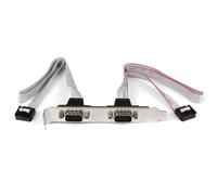 StarTech Support de port série PLATE9M2P16 – 2 ports DB9, 16 pouces vers en-tête 10 broches