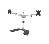 StarTech.com Support Double Écran 32" Autonome ARMDUALSS - VESA 75x75/100x100mm, Inclinaison -40°/+90°, Rotation 180°, Hauteur Ajustable 42.4cm