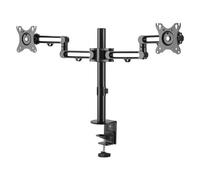 StarTech – Bras écran PC ARMDUAL3 double articulé aluminium VESA jusqu'à 30" 2 moniteurs noir
