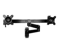 StarTech Support mural pour 2 écrans ARMDUALWALL – Bras articulés 15"–24" acier robuste