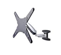 StarTech.com Support Mural TV Articulé 23-55" VESA 75x75-400x400, Charge Max 30kg, Pivot +/-90°, Inclinaison -15/+8°, Distance Mur 5.8-59.5cm