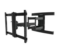 StarTech.com Support Mural TV pour Écrans VESA jusqu'à 100" - Support Mural TV à Profil Bas et à Mouvement Complet pour Grands Écrans - Support Articulé Réglable en Inclinaison et en Pivotement, Très