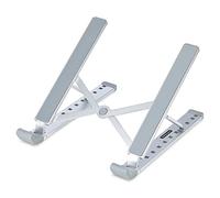 StarTech.com Support Pliable pour Ordinateur Portable - Support Ergonomique pour PC Portable Réglable en Hateur - Support Inclinable avec Cadre en Aluminium Ventilé Supportant 10kg - Rehausseur pour PC Surélevé