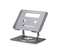 StarTech.com Support Rotatif pour PC Portable, Base Pivotante à 360°, Support Rotatif pour Bureau, Hauteur et Inclinaison Réglables, Poids Max 5kg, Construction en Aluminium, Design Portable