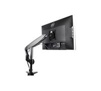 StarTech.com Support Simple Écran PC - Bras Moniteur VESA - Support Écran Bureau 32" ou 49" (32:9)/ 8kg - Porte Écran Hauteur Réglable/Articulé - Fixation Pince/œillet