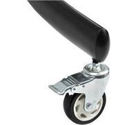 StarTech.com Support TV double avec roulettes pour écrans VESA 37-60 pouces jusqu'à 50kg chacun - Chariot TV réglable en hauteur/orientable - Chariot de présentation pour deux téléviseurs avec étagère