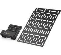 StarTech.com Support Universel pour Accessoires TV - Mediaplayer/Routeur/Modem/Switch AV & Extendeur/Apple TV - Cache Câbles avec Montage Mural ou Fixation Arrière Télévision - 5kg (MDBOXMNT)
