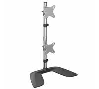 StarTech.com Support Vertical pour Deux Moniteurs, Bureau Ergonomique pour Deux Moniteurs, Support Universel pour Moniteur, Réglable en Hauteur - Pour Deux Écrans 27" ou 34" Ultra-Large (8kg), Montage