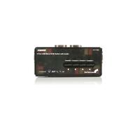 StarTech.com SV411KUSB - Commutateur KVM USB 4 Ports VGA Audio 2K - Câbles Inclus - Console USB/Audio 3.5mm - Résolution 2048x1536 - Noir