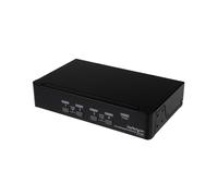 StarTech.com SV431DPUA : Commutateur KVM DisplayPort USB 4 Ports, Résolution jusqu'à 2560x1600 60Hz, Audio 7.1, Hub USB 2.0, Acier